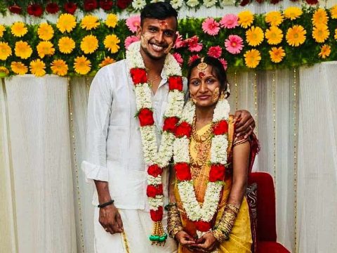 SRH Pacer T Natarajan And Wife Pavitra Natarajan Blessed With a Baby