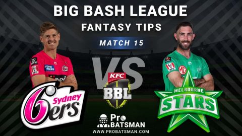 SIX vs STA Dream11 Fantasy Predictions: Playing 11, Pitch Report, Weather Forecast, Head-to-Head, Best Picks, Match Updates – BBL 2020-21