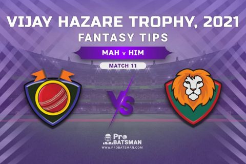 Vijay Hazare Trophy 2021, Group D: MAH vs HIM Dream11 Prediction, Fantasy Cricket Tips, Playing XI, Stats, Pitch Report & Injury Update – Match 11