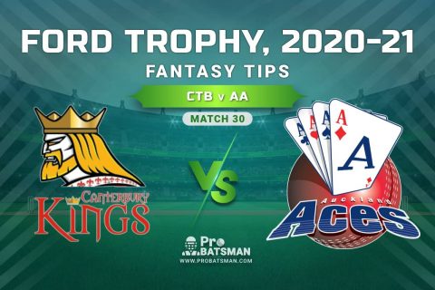 CTB vs AA Dream11 Prediction, Fantasy Cricket Tips: Playing XI, Pitch Report and Injury Update, Ford Trophy 2020-21, Match 30