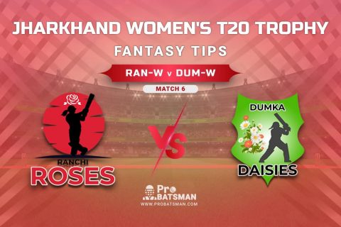 RAN-W vs DUM-W Dream11 Prediction, Fantasy Cricket Tips: Playing XI, Weather, Pitch Report, Head-to-Head, Injury Update – Jharkhand Women’s T20 Trophy 2021, Match 6