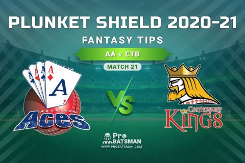 AA vs CTB Dream11 Prediction, Fantasy Cricket Tips: Playing XI, Weather, Pitch Report, Injury Update – Plunket Shield 2020-21, Match 21