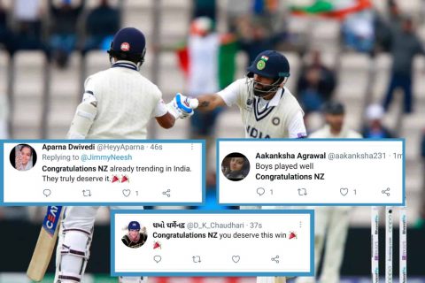 WTC Final: Twitter Users Started Trending “Congratulations New Zealand” Before Match Result