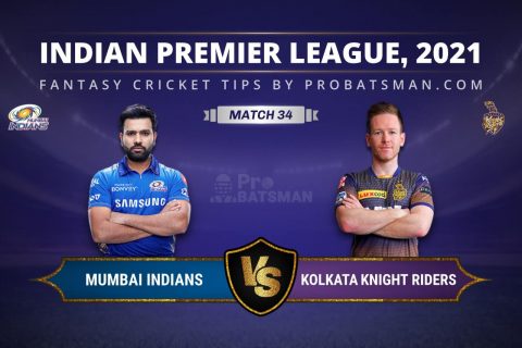 MI vs KKR Dream11 Prediction: Fantasy Cricket Tips, Playing XI, Pitch Report, Stats & Injury Updates of Match 34, IPL 2021