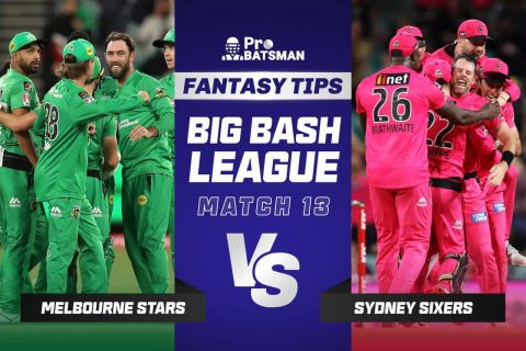 BBL 2021-22: STA vs SIX Dream11 Prediction With Stats, Pitch Report & Player Record of Big Bash League For Match 13