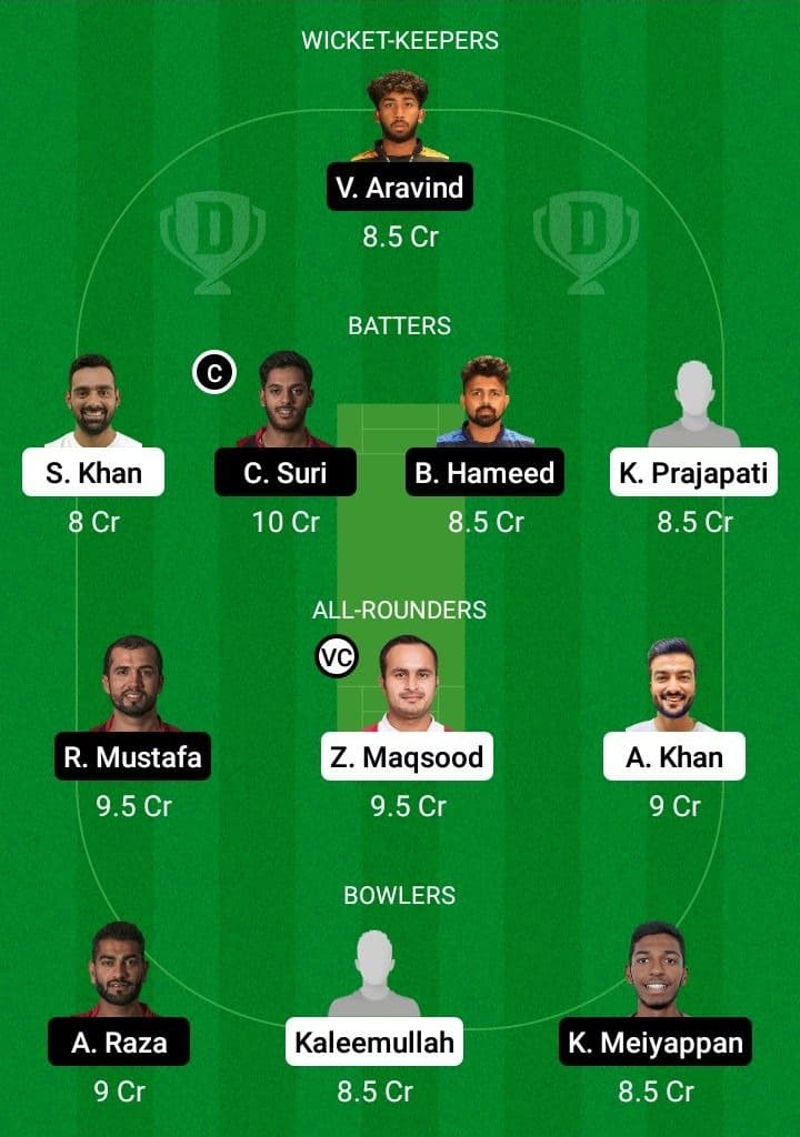 OMN vs UAE Dream11 Fantasy Team Prediction