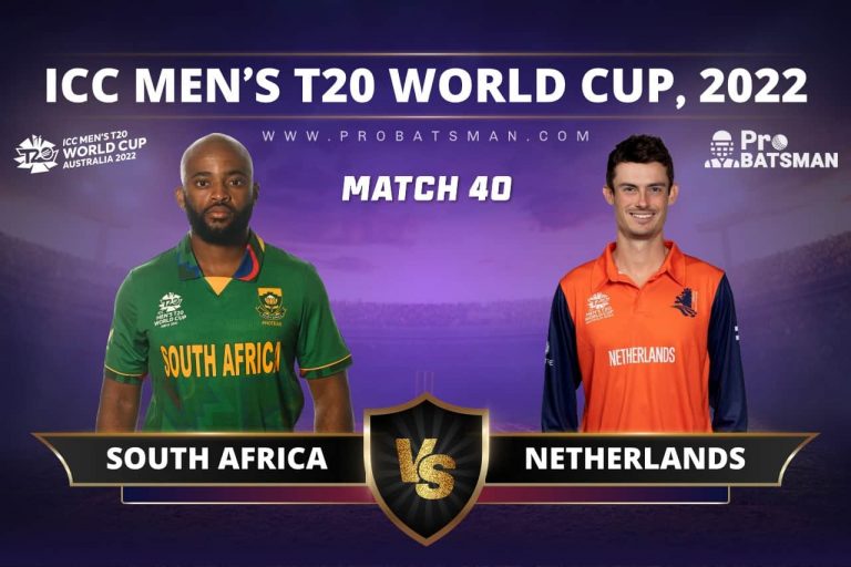 South Africa vs Netherlands Player Record & Stats of ICC Men's T20
