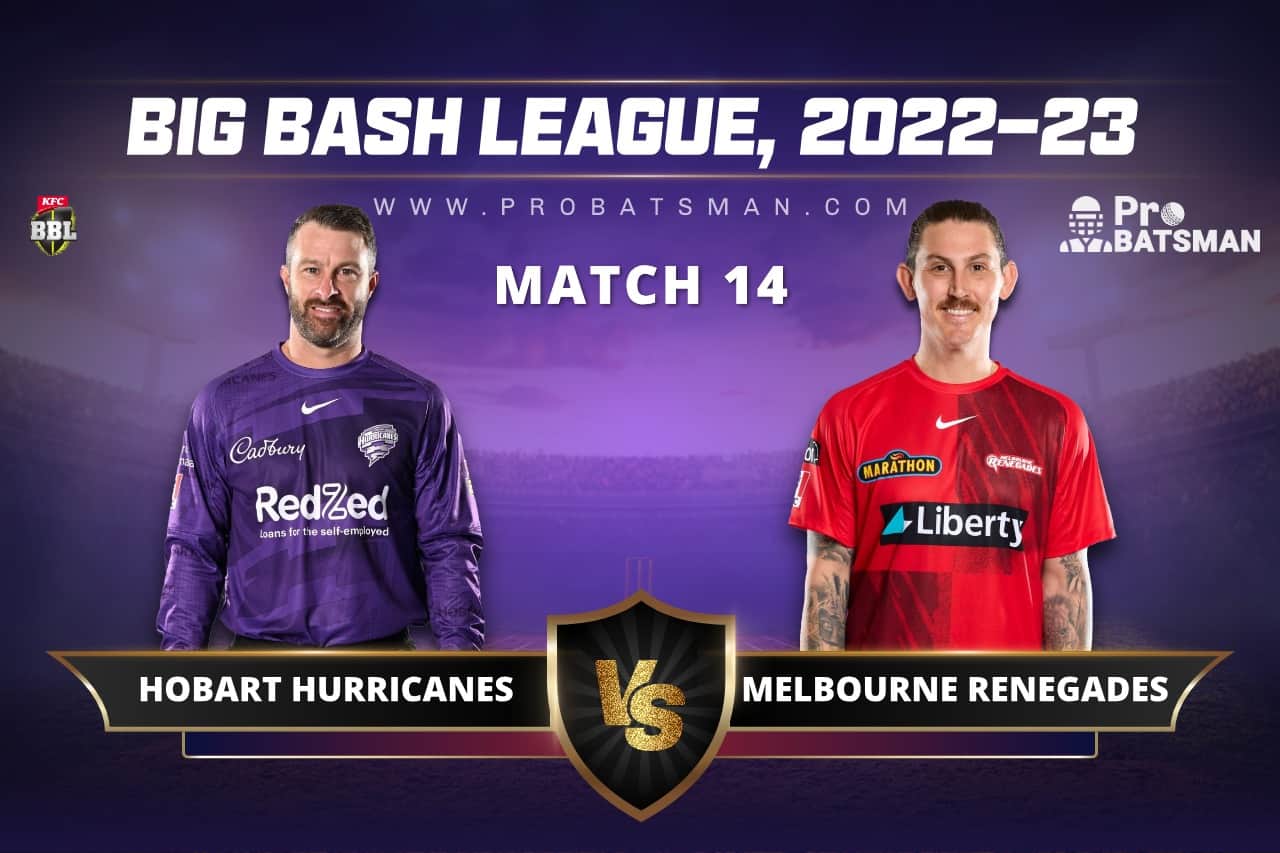 REN vs HUR Dream11 Prediction Today Big Bash League T20 Match 26: Fantasy  Cricket Hints Melbourne Renegades vs Hobart Hurricanes