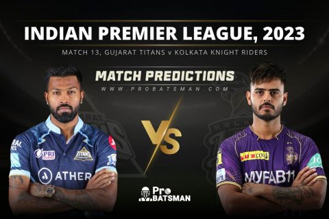 IPL 2023: Match 13, GT vs KKR Match Prediction – Who Will Win Today’s IPL Match Between Gujarat Titans vs Kolkata Knight Riders?