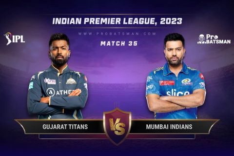 GT vs MI Dream11 Prediction With Stats, Pitch Report & Player Record of IPL 2023 For Match 35