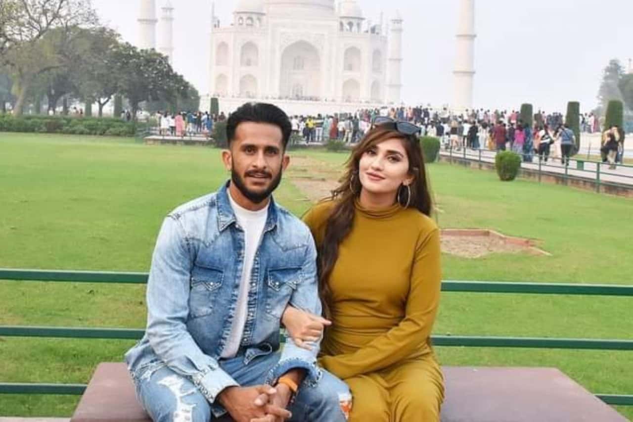 Hasan Ali with wife Samiya Arzoo