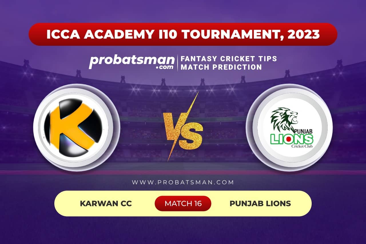 Match 16 KWN vs PNL ICCA Academy i10 Tournament, 2023