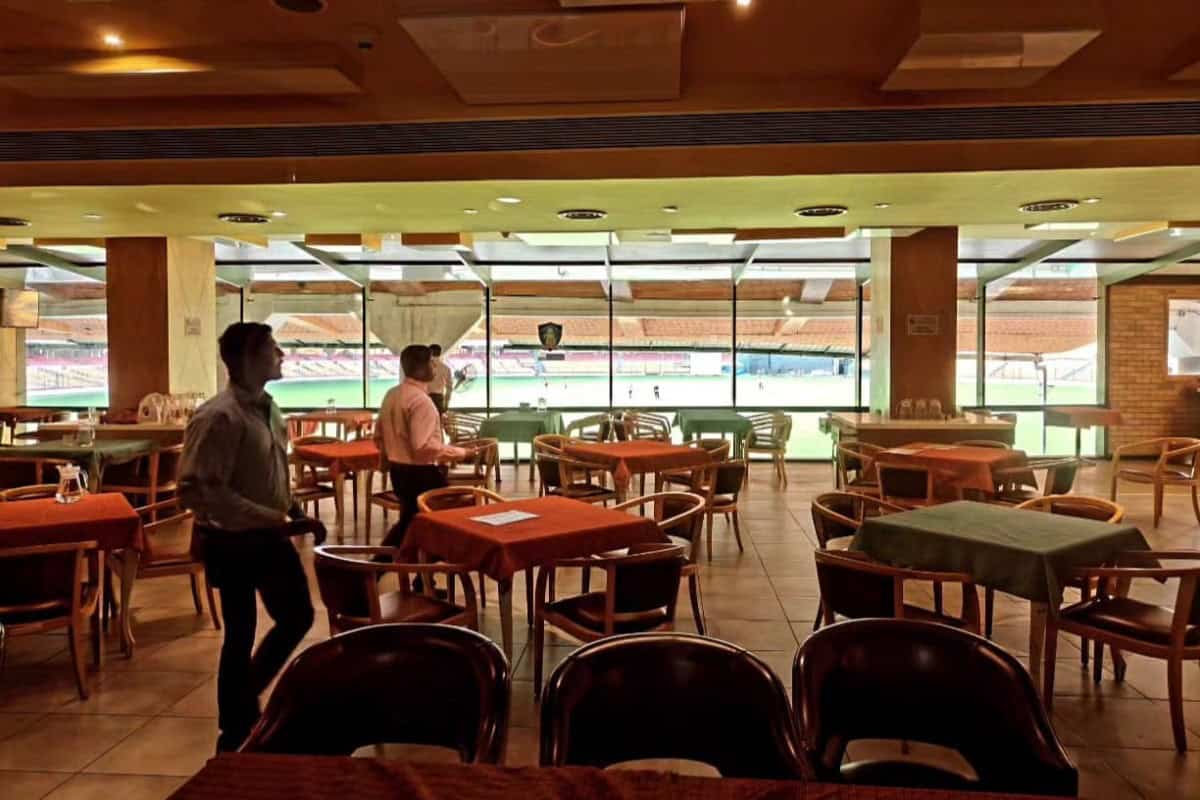 General View of Lounge at M Chinnaswamy Stadium