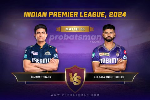 GT vs KKR Dream11 Prediction With Stats, Pitch Report & Player Record of IPL, 2024 For Match 63