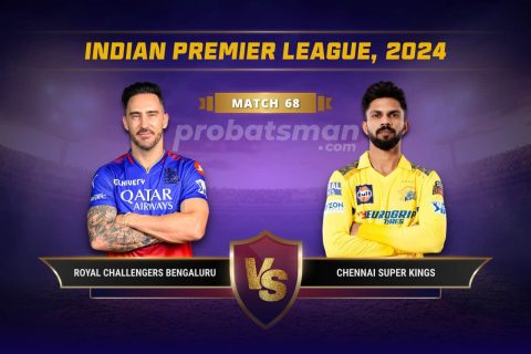 RCB vs CHE Dream11 Prediction With Stats, Pitch Report & Player Record of IPL, 2024 For Match 68