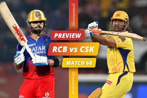 IPL 2024 – Match 68: RCB vs CSK Match Preview, Playing XI, Players to Watch, Key Stats