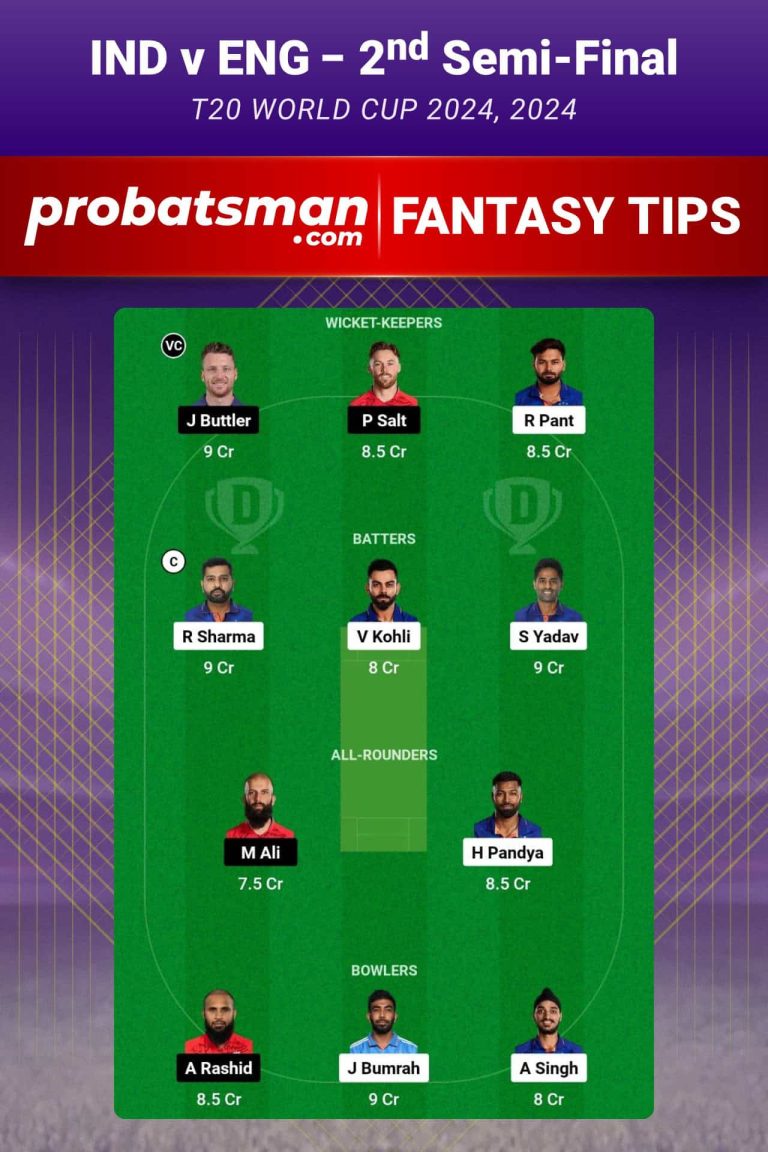 Ind Vs Eng Dream11 Prediction Fantasy Cricket Tips Playing Xi Pitch Report Player Stats 8837