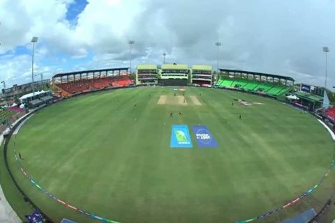 A general view of Providence Stadium in Guyana