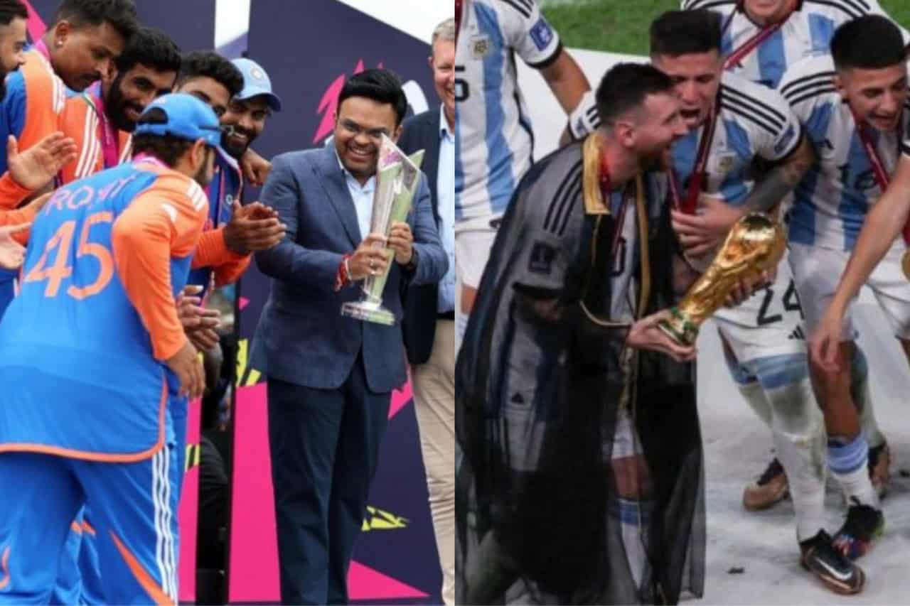 Rohit Sharma Recreates Lionel Messi's Iconic Walk After T20 World Cup Win 