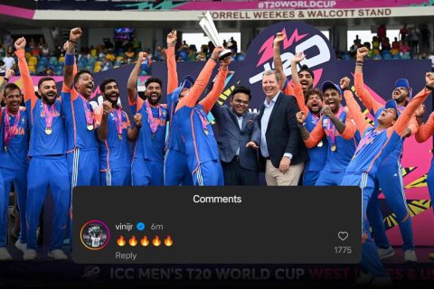 Vinicius Jr Celebrates India’s World Cup Win With Virat Kohli