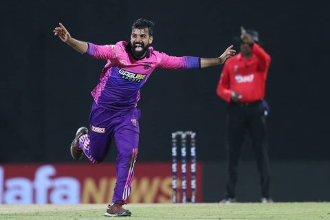 Shadab Khan picked up the first hat-trick of LPL 2024