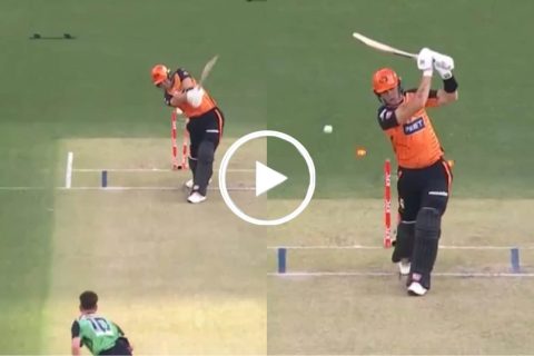 [Watch] 6 And Out! Adam Milne Sends Finn Allen Packing With Aggressive Sendoff in BBL 2024-25