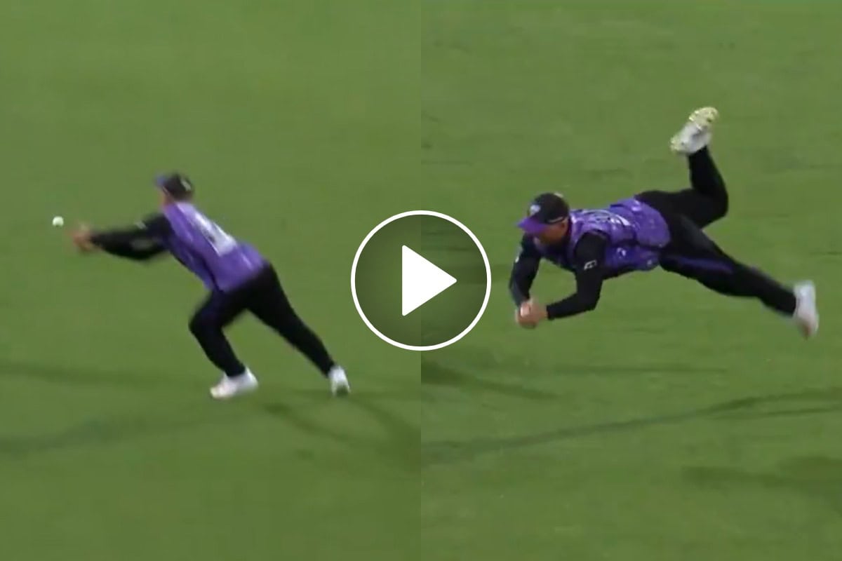 Ben McDermott Catch to dismissed Moises Henriques during Hobart Hurricanes vs Sydney Sixers Qualifier Match of BBL 2024-25