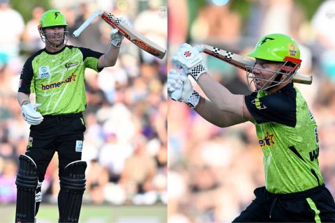 David Warner’s Resilient Effort Saves Sydney Thunder After Bat Break Drama in BBL 2024-25