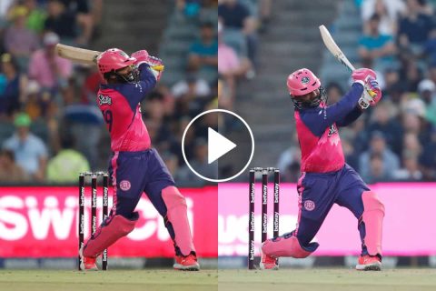 [Watch] 6 6 6 – RCB Mentor Smashes Three Sixes in a Row, Scores Maiden SA20 Fifty