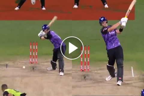 [Watch]6, 6, 6, 4 – Mitchell Owen Destroys Wes Agar with 22 Runs in a Single Over During High-Stakes BBL Final