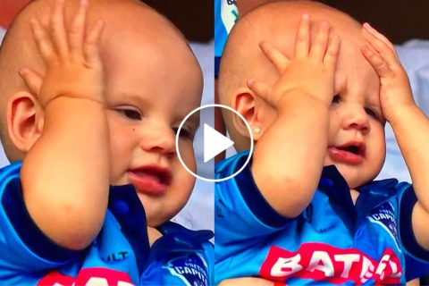 [Watch] Cute Pretoria Capitals Baby Fan’s Frustrated Reaction Goes Viral After SA20 Loss to Paarl Royals