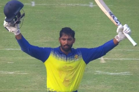 Smaran Ravichandran’s Century Powers Karnataka to Massive Total in Vijay Hazare Final