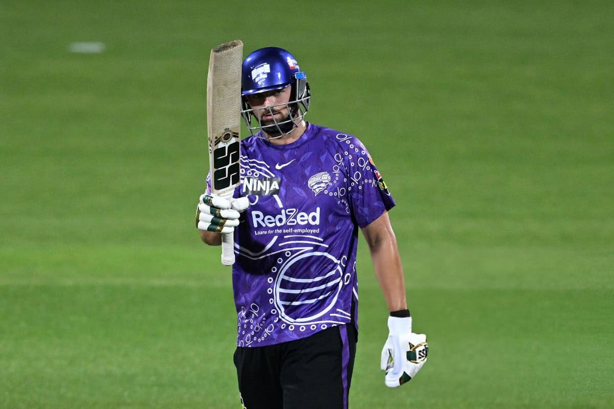 Tim David of Hobart Hurricanes After Scoring Half-Century