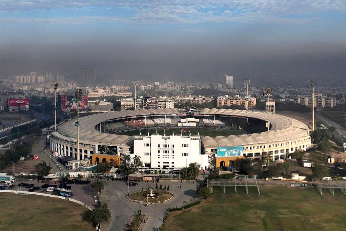 A General View of National Stadium in Karachi