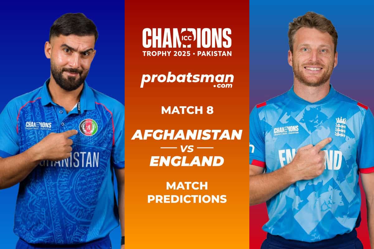 Afghanistan vs England Match Prediction For Match 8 of Champions Trophy 2025