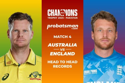 AUS vs ENG Head to Head Records Ahead of 4th ICC Champions Trophy 2025 Match