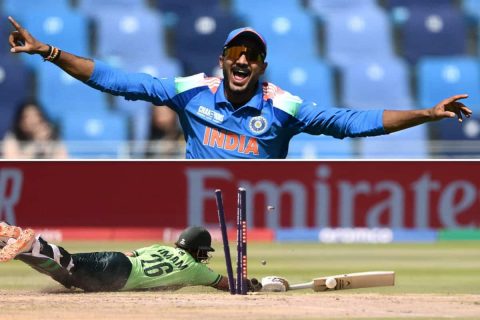 [Watch] Boom! Axar Patel’s Bullet Throw Runs Out Imam-Ul-Haq in IND vs PAK Champions Trophy Match