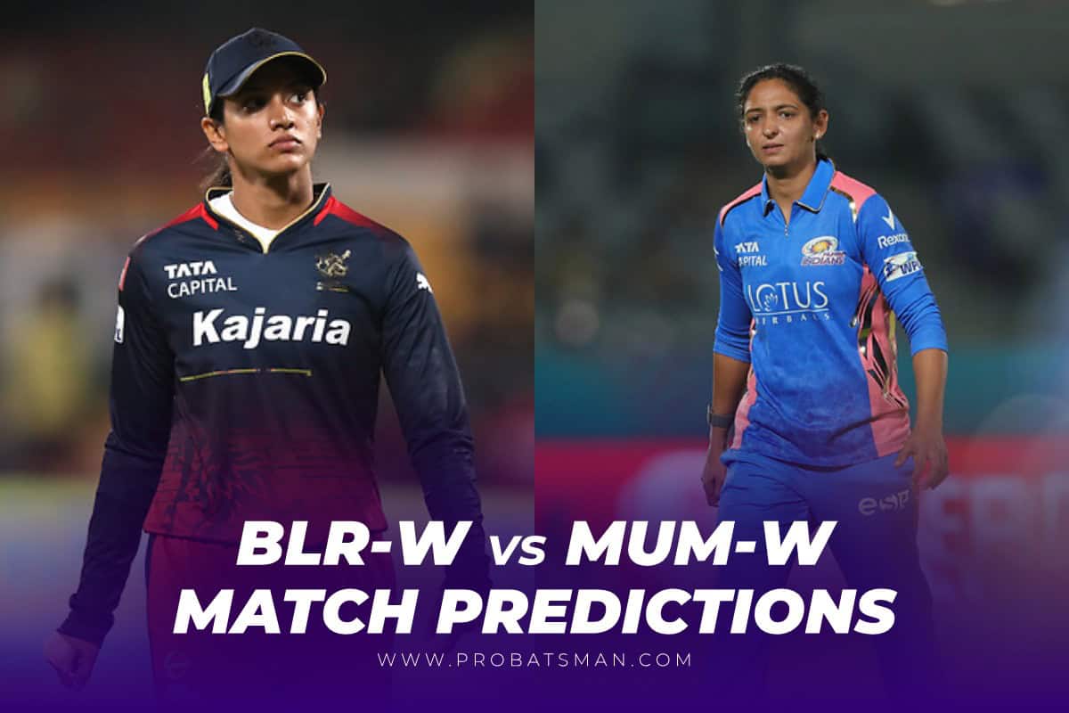 BLR-W vs MUM-W Match Prediction WPL 2025