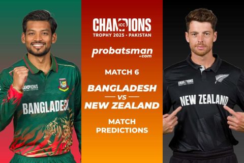 BAN vs NZ Match Prediction: Who Will Win Today’s 5th Match of ICC Champions Trophy 2025 – Bangladesh vs New Zealand?