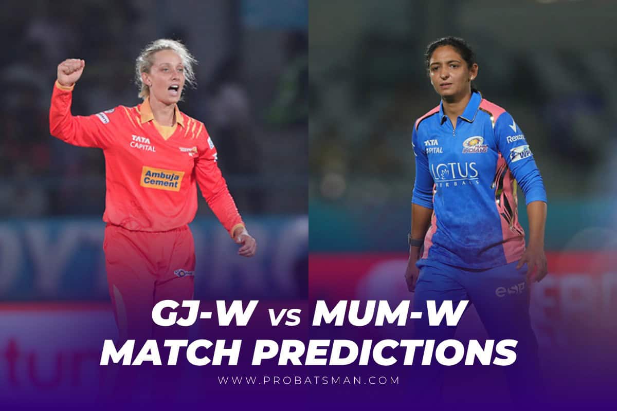 GJ-W vs MUM-W Match Prediction WPL 2025