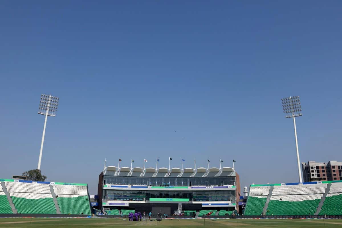 A General View of Gaddafi Stadium in Lahore