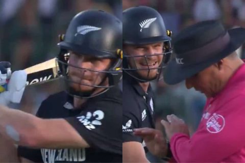 [Watch] Glenn Phillips Loses Cool! Almost Hits Umpire with Bat in Frustration During PAK vs NZ