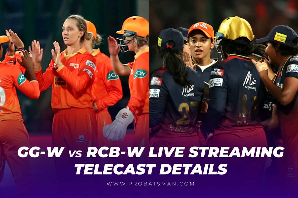 Gujarat Giants Women vs Royal Challengers Bengaluru Women Live Streaming and Telecast Details