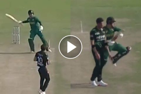 [Watch] Tension in Karachi! Shaheen Afridi and Matthew Breetzke Engage in Heated Exchange After Collision