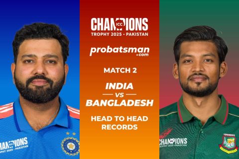 IND vs BAN Head to Head Records Ahead of 2nd ICC Champions Trophy 2025 Match