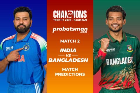 IND vs BAN Match Prediction: Who Will Win Today’s 2nd Match of ICC Champions Trophy 2025 – India vs Bangladesh?