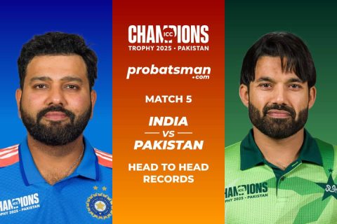 IND vs PAK Head to Head Records Ahead of 5th ICC Champions Trophy 2025 Match