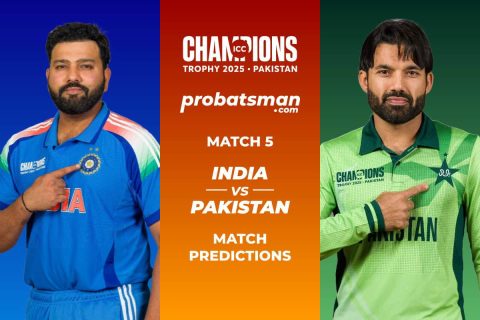 IND vs PAK Match Prediction: Who Will Win Today’s 5th Match of ICC Champions Trophy 2025 – India vs Pakistan?