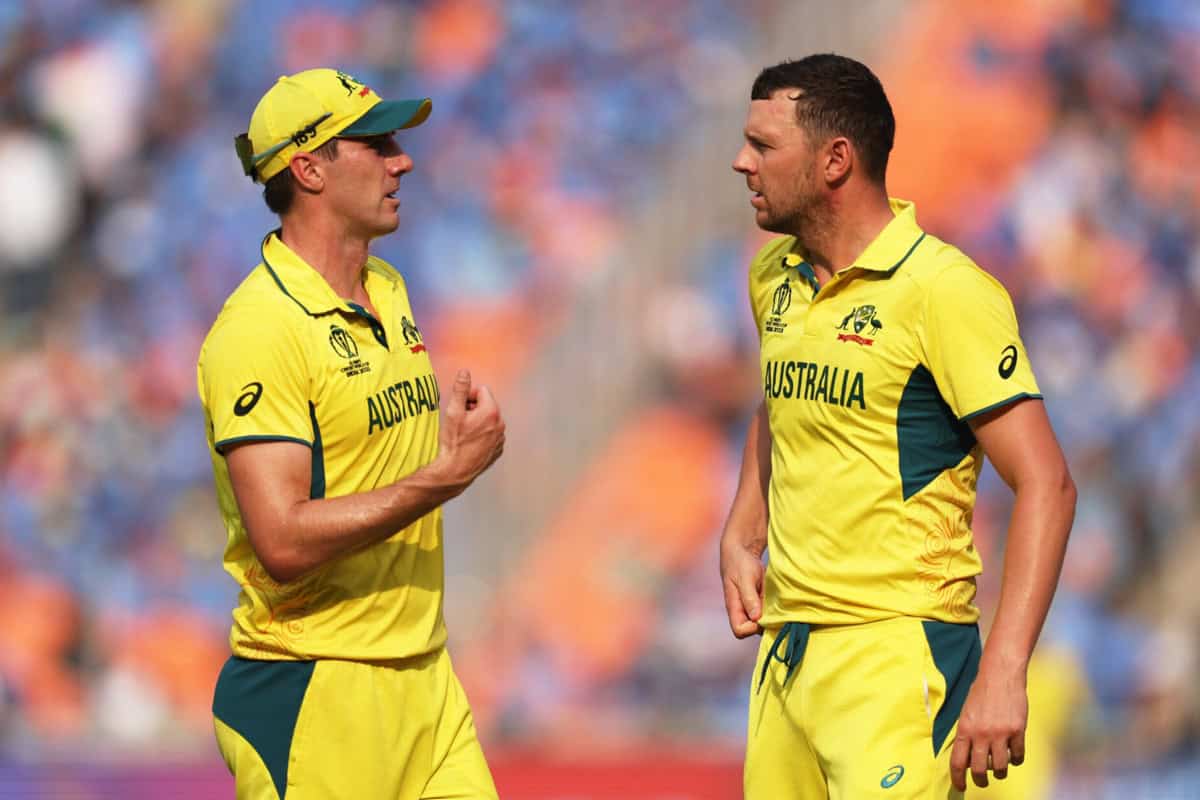 Josh Hazlewood and Pat Cummins