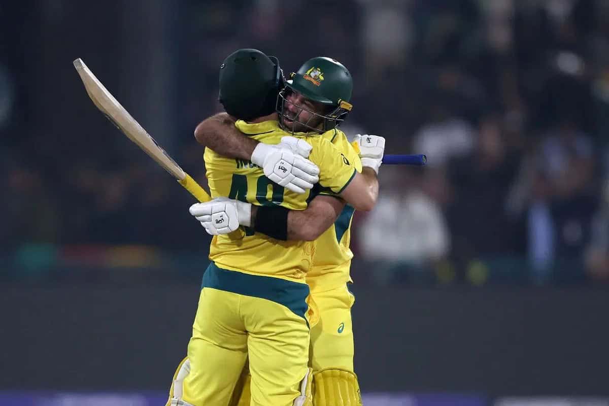 Josh Inglis & Glenn Maxwell Celebrating Victory